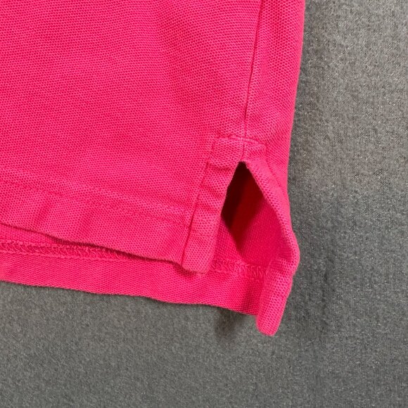 Bonobos Mens Medium Bright Pink Cotton Knit Polo Shirt Slim Fit Short Sleeve - Picture 5 of 6